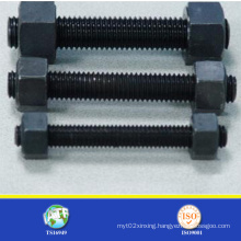 Made in China Carbon Steel Stud Bolt (with nut)